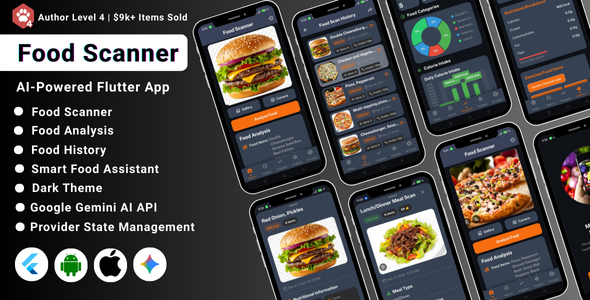 AI Food Scanner App Flutter | Cal AI | AI Nutrition Tracking | Calorie Tracker