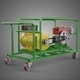 Portable Caster Wheeled Diesel Engine Power Generator Set Genset - 3DOcean Item for Sale