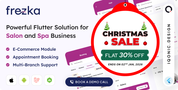 Frezka - Spa & Salon Management System (Appointments, Multi-location, Billing, Subscription)