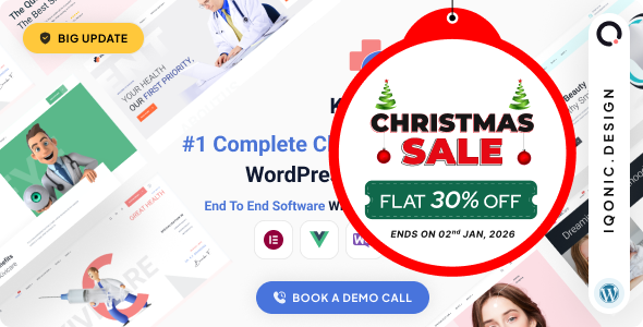 KiviCare(TM) - Medical Clinic & Patient Management WordPress Solution