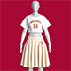 Girls Basketball Crop Top With Skirt Outfit - 24 | Marvelous / Clo3d / obj / fbx - 3DOcean Item for Sale