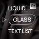 Liquid Glass Text List | MOGRT - VideoHive Item for Sale