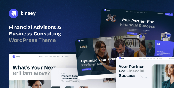 Kinsey – Financial Advisors & Business Consulting WordPress Theme