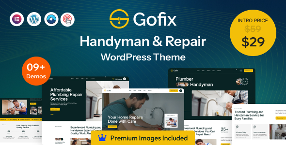 Gofix – Handyman & Repair Service WordPress Theme