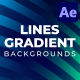 Lines Gradient Backgrounds - VideoHive Item for Sale