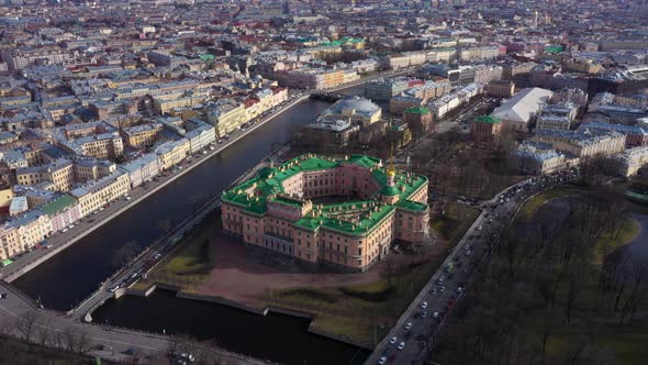 Saint-Petersburg. Drone. View from a height. City. Architecture. Russia 40