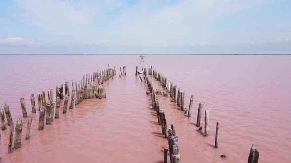 SasykSivash is the Largest Lake and Salt Lake on the Crimean Peninsula