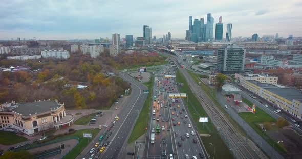 Skyscrapers of Moscow, Aerial Flights