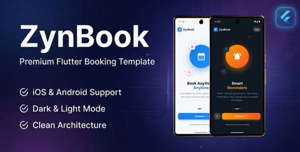 ZynBook – Universal Booking & Appointment System for Service Businesses (Flutter)