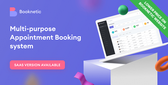Booknetic - Appointment Booking & Appointment Scheduling & Calendar reservation [SaaS Available]