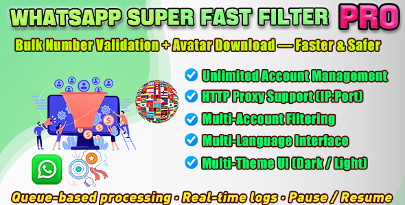 Whatsapp Super Fast Filter