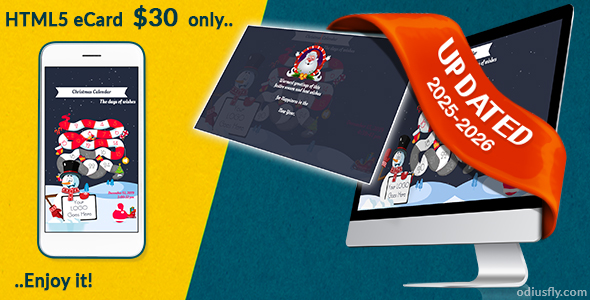 Christmas Calendar Card v1