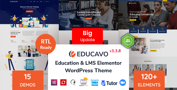 Educavo - Education WordPress Theme