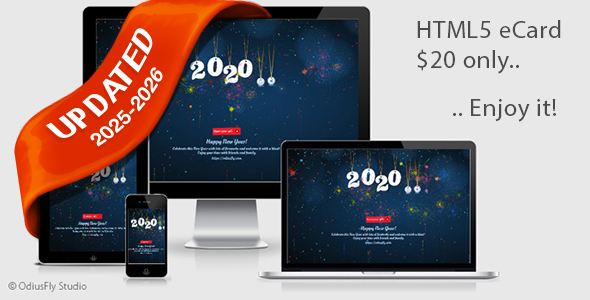 Merry Christmas & Happy New Year Card v2