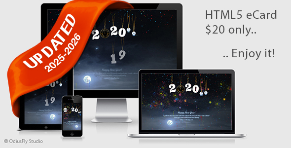 New Year Countdown Card v1