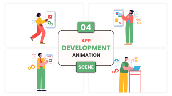 App Development Animation Scene