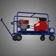 Mobile Diesel Generator Set Genset Push Pull Handle Wagon Cart - 3DOcean Item for Sale