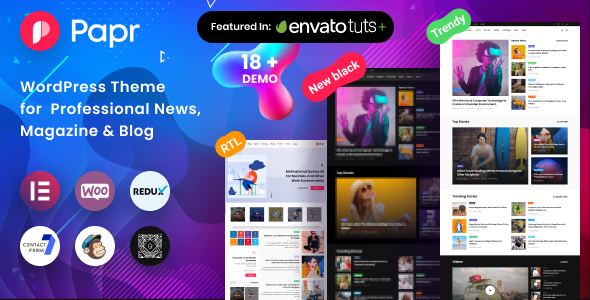 Papr - Newspaper News WordPress