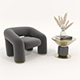 Modern Coffee Table and Armchair Set 79 - 3DOcean Item for Sale