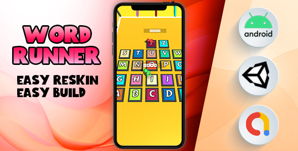 Word Runner - (Unity - Admob - Game)