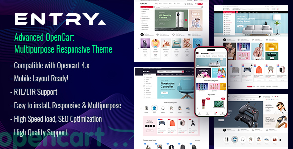 Entry - Advanced OpenCart Multipurpose Responsive Theme