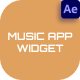Music App Widget - VideoHive Item for Sale