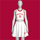 Girls Basketball Top with Skirt Outfit 28 | Marvelous / Clo3d / obj / fbx - 3DOcean Item for Sale