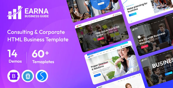 Earna – Consulting & Corporate Business HTML Template