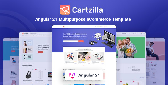 Cartzilla - Angular 21 Multipurpose eCommerce Template