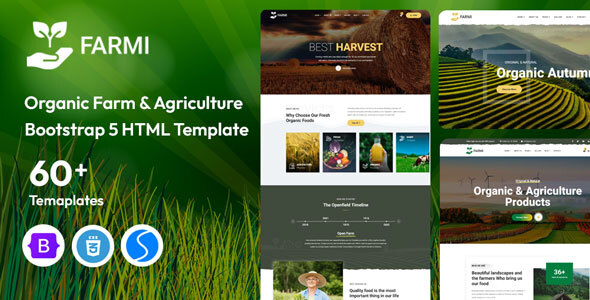 Farmi – Organic Farm & Agriculture HTML Template