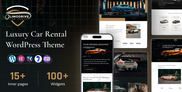 LimoDrive - Car Rental WordPress Theme