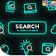 Search Neon Icons - VideoHive Item for Sale