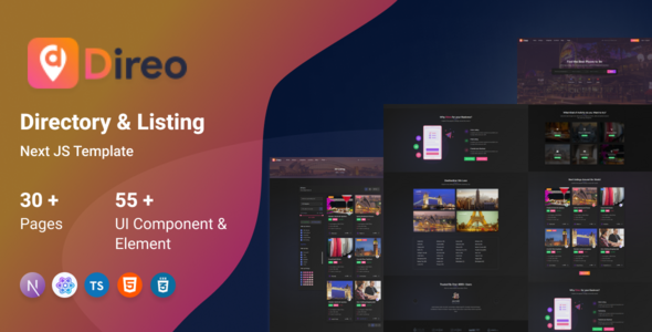 Direo — The Modern Directory & Listings Next.js Template