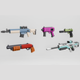 Low Poly Weapons Pack – 5 Models (10,872 Tris) - 3DOcean Item for Sale