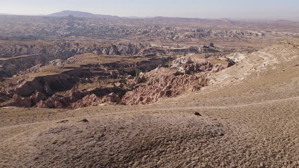 Aerial View Cappadocia Landscape