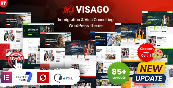 Visa Go - Immigration and Visa Consulting WordPress Theme