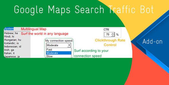 Google Maps Search Traffic Bot - Add-on
