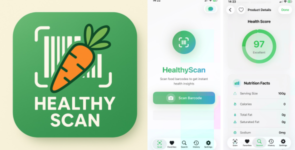 HealthyScan : Food Barcode Scanner