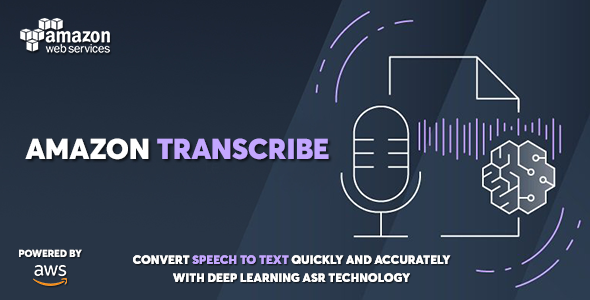 AWS Amazon Transcribe - Speech to Text Converter
