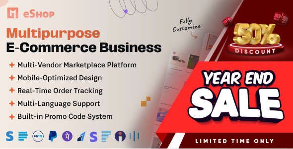 eShop Web - Multi Vendor eCommerce Marketplace / CMS