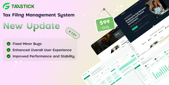 Taxstick - Tax Filing Management System (MERN)