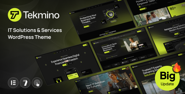 Tekmino - IT Solutions & Services WordPress Theme