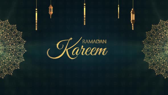 Ramadan Kareem mubarak background with typography