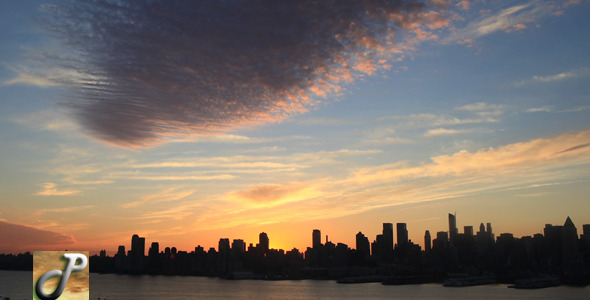 New york City Sunrise Skyline