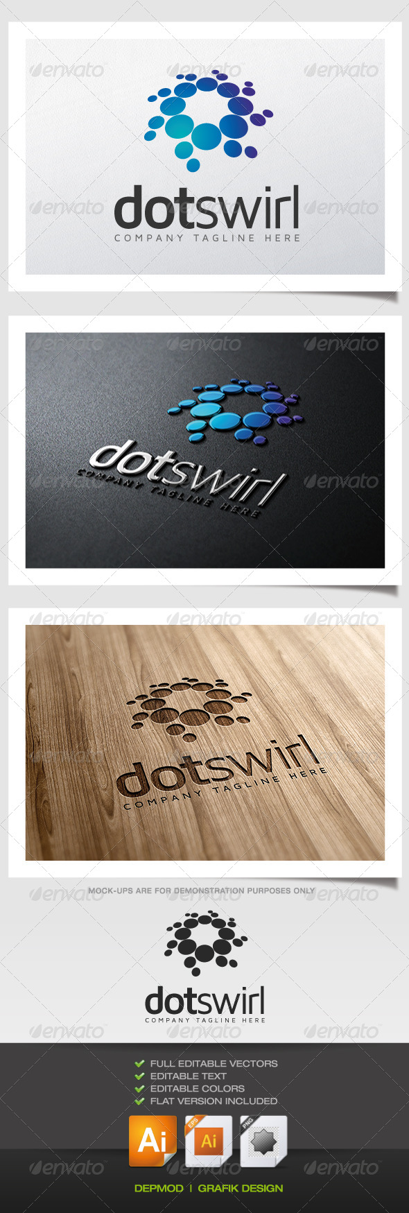 Dot Swirl Logo