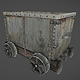 Mine wagon / cart - 3DOcean Item for Sale