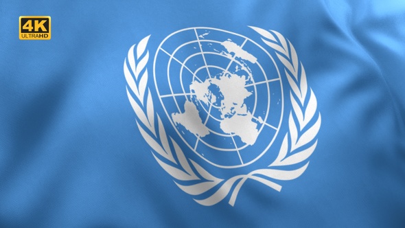 United Nations Flag / UN Flag - 4K