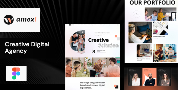 wamexi - Creative Digital Agency Figma Template
