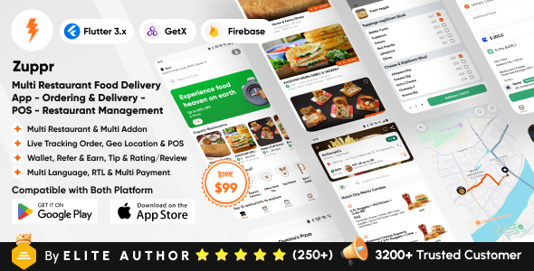 Zuppr - Multi-Restaurant Food Delivery App - Food Ordering & Delivery - POS - Restaurant Management