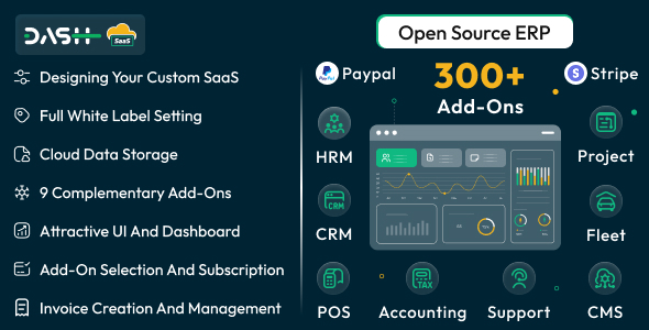 WorkDo Dash SaaS - Open Source ERP